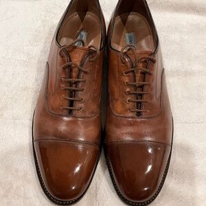 Johnston & Murphy Tan Melton Cap Toe Dress Shoe Size 13D/B
